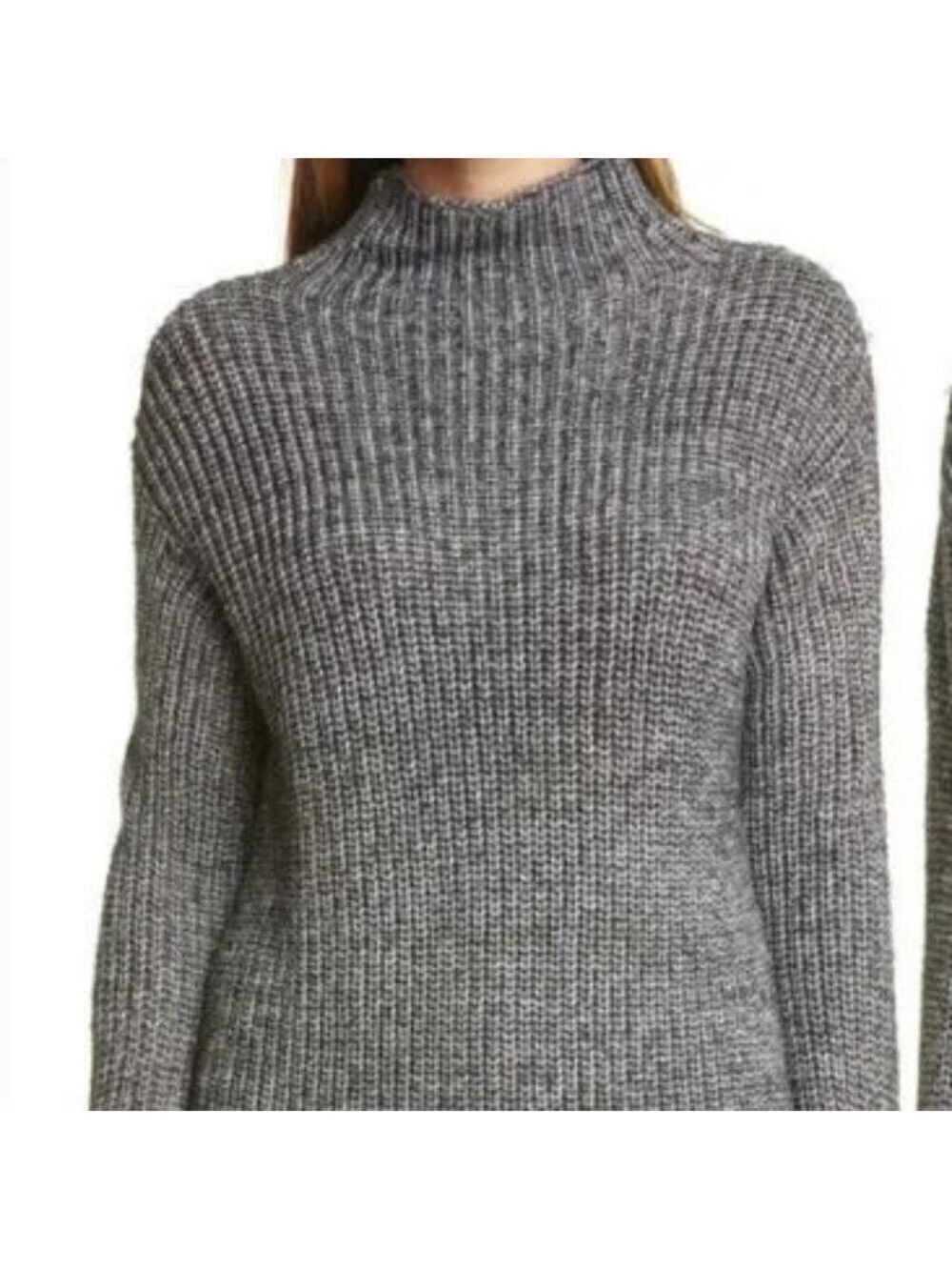 LINE Label BNWOT mock neck sweater women NEW gray mohair